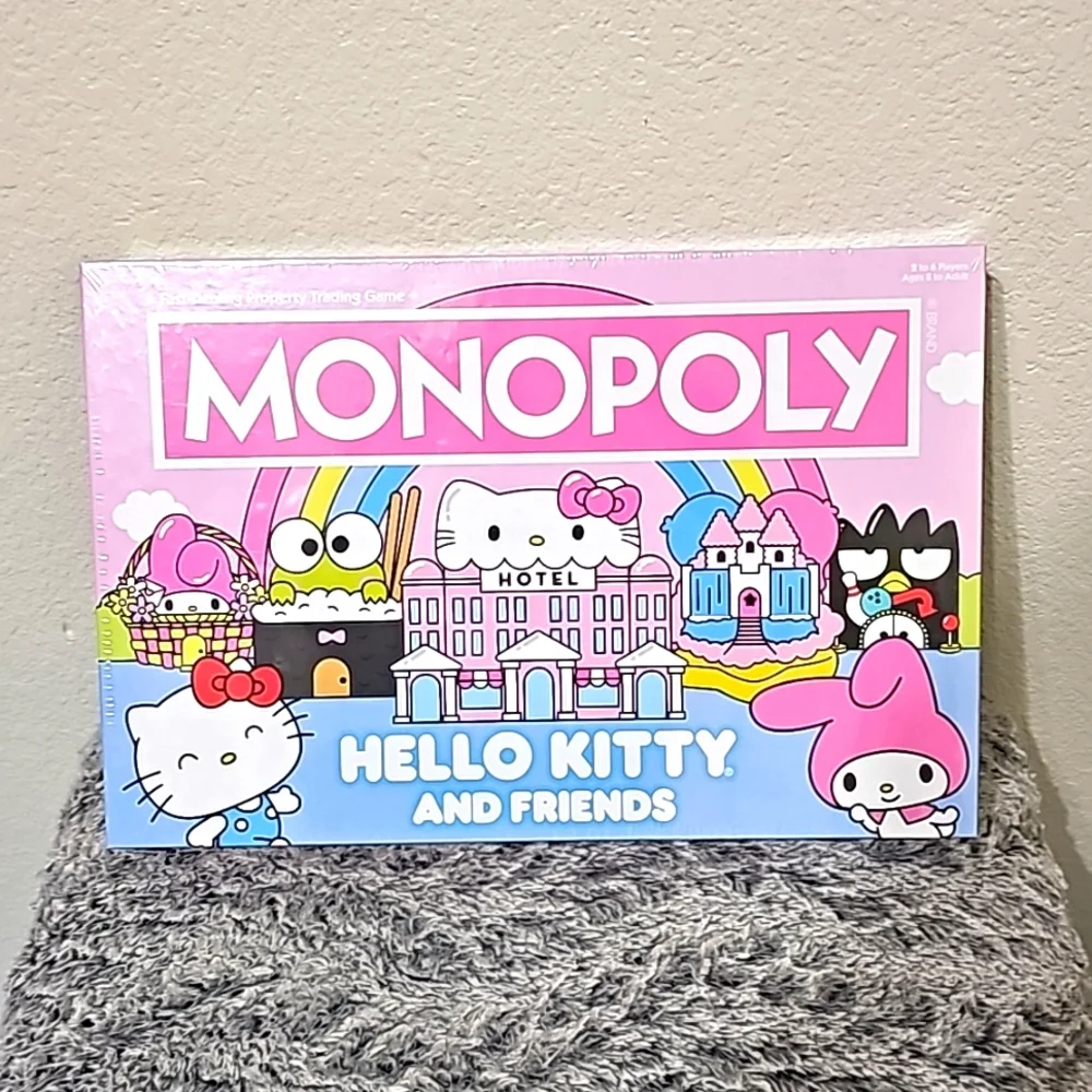 🚩SOLD🚩 Hello Kitty and Friends Limited Edition Monopoly - Picture 1 of 3